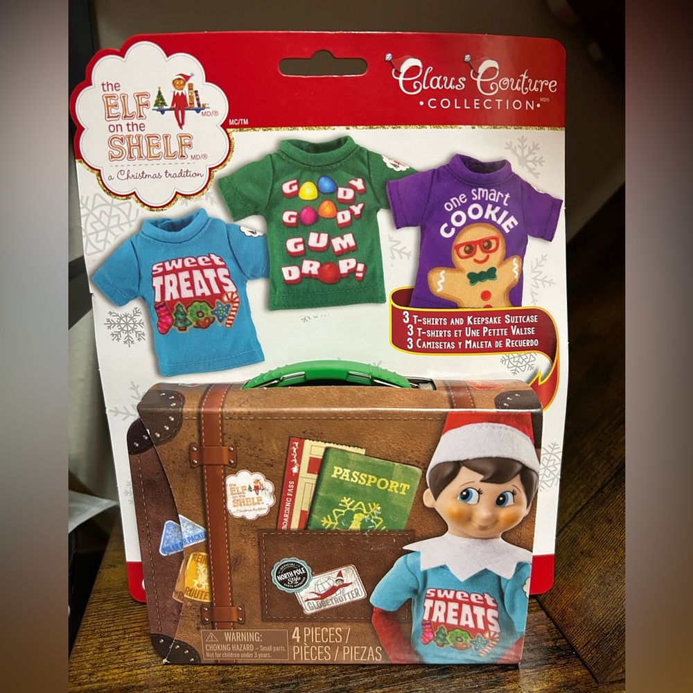 The Elf on the Shelf Outfit and Suitcase